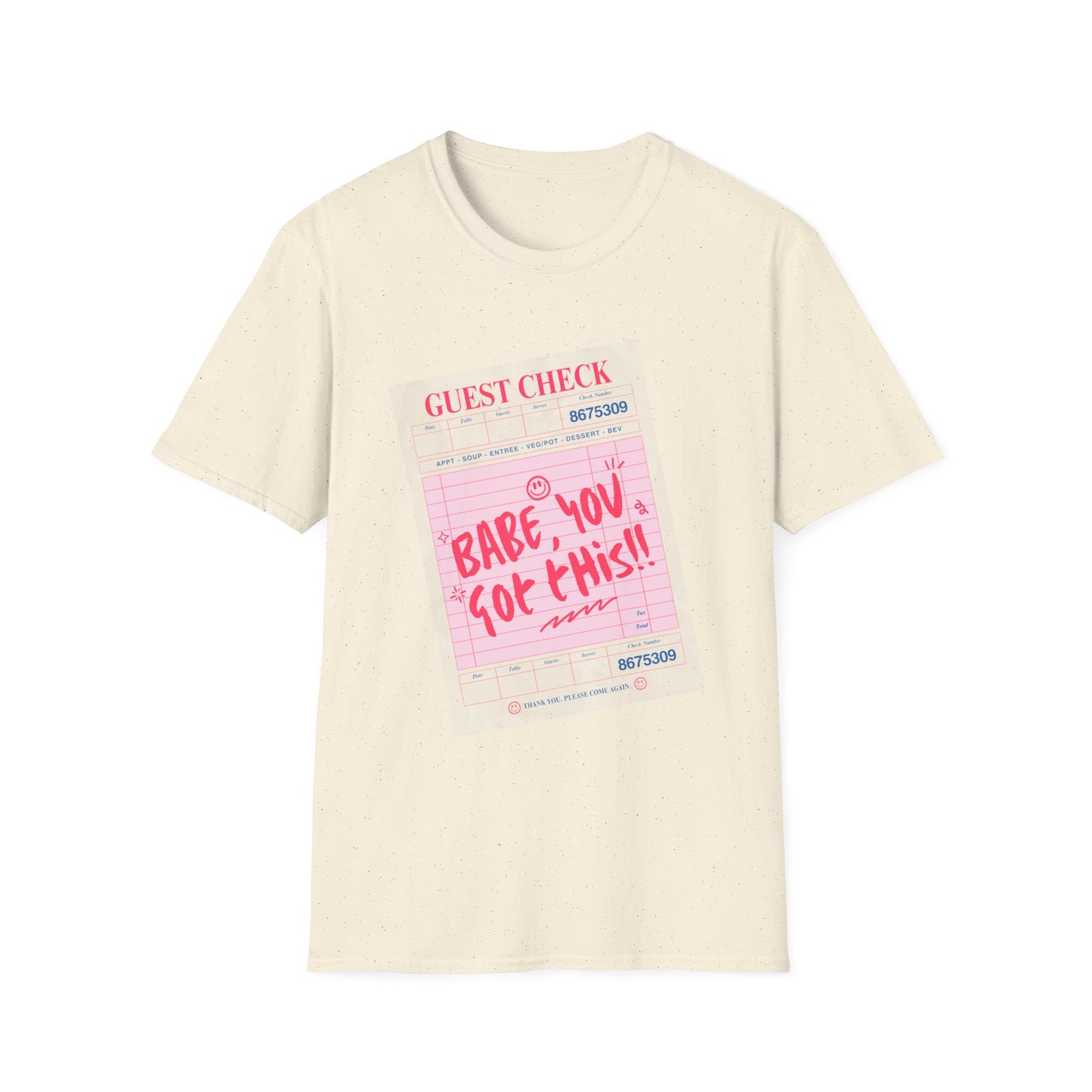 You Got This Babe Diner Check T-Shirt