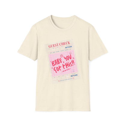 You Got This Babe Diner Check T-Shirt