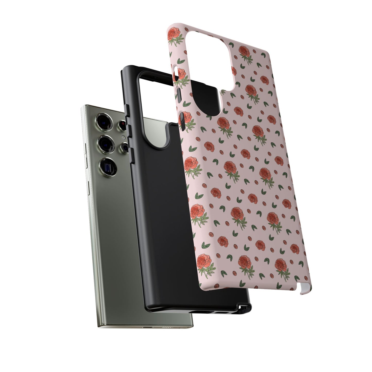 Peony Collage Phone Case