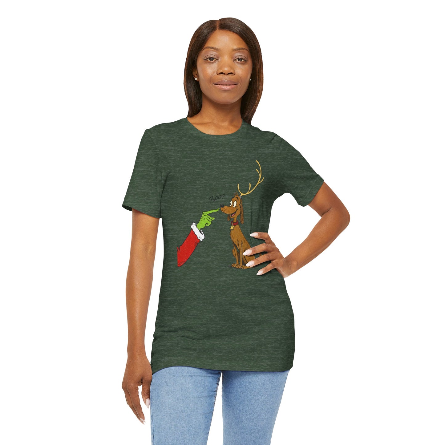 Grinch Boop Unisex Jersey Short Sleeve Tee