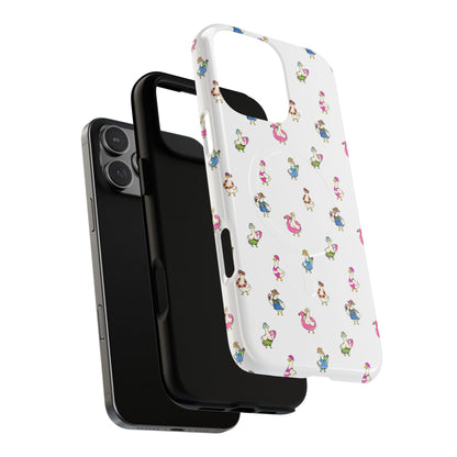 Cute Goose Summer Pattern Tough Magnetic Case
