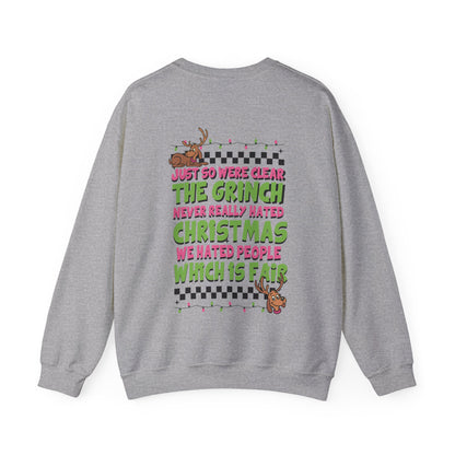 Grinch Crewneck Sweatshirt