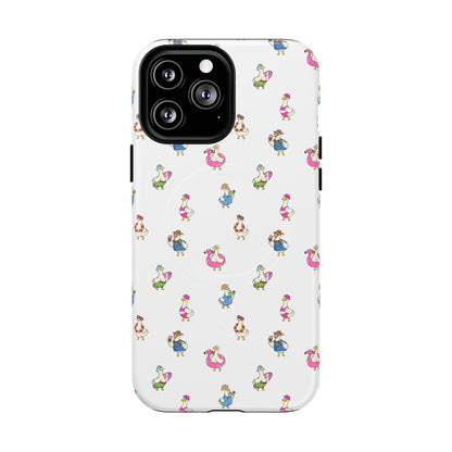 Cute Goose Summer Pattern Tough Magnetic Case