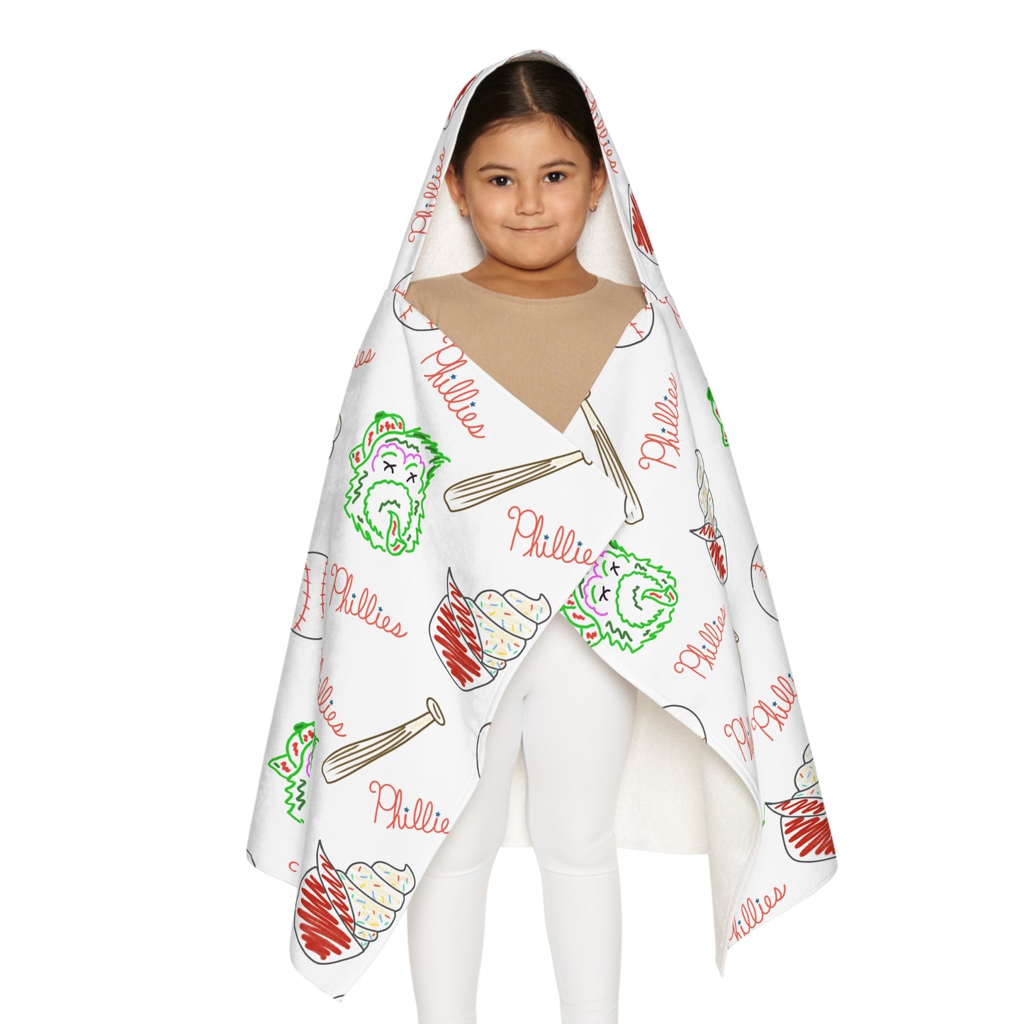 Phillies Youth Hooded Towel