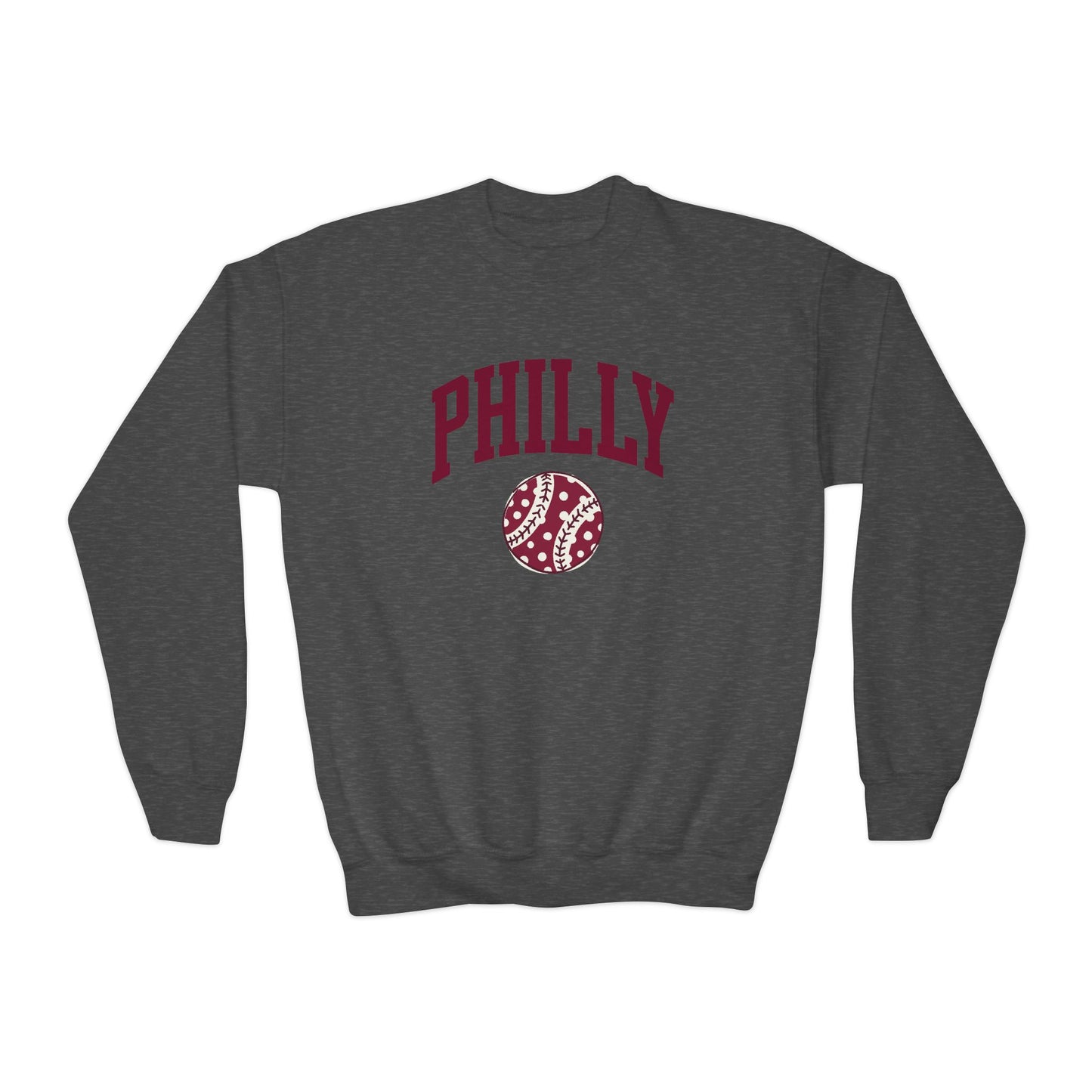 PHILLY Baseball Youth Crewneck Sweatshirt