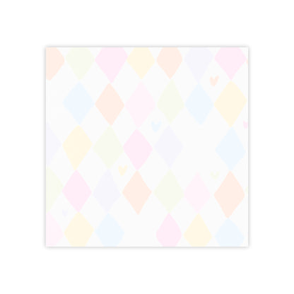 Argyle Colorful Post-it Note Pads — Patterned Sticky Notes