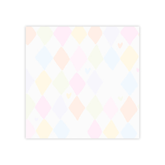 Argyle Colorful Post-it Note Pads — Patterned Sticky Notes