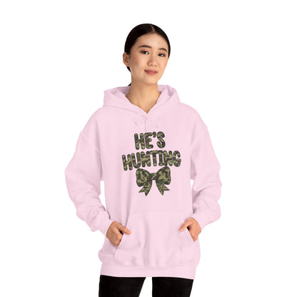 He's Hunting Hoodie