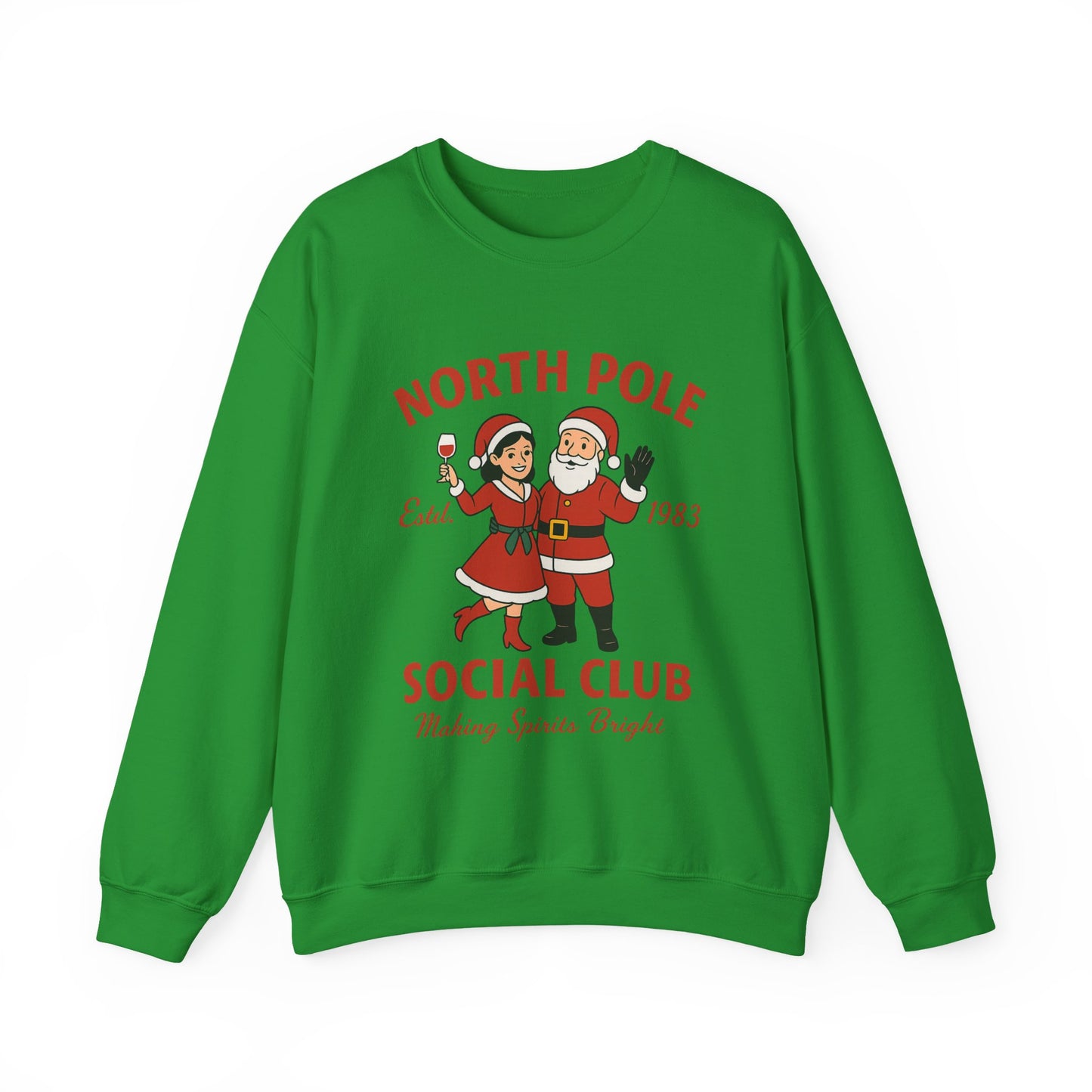 Santa Social Sweatshirt