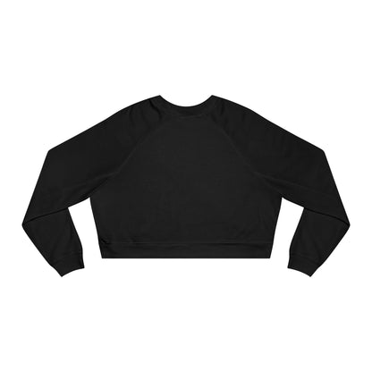 PHILLY Diagonal Kelly Green Women's Cropped Fleece Pullover