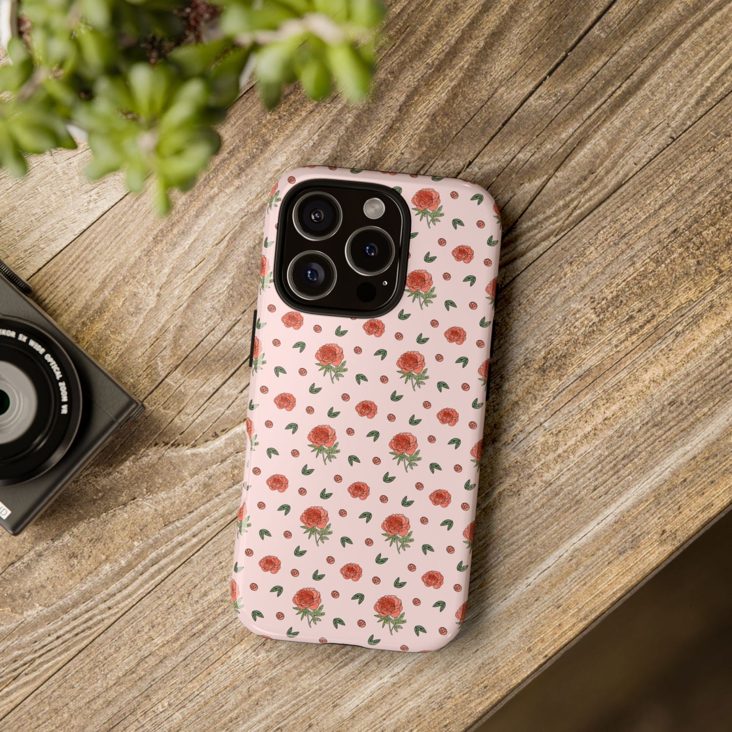 Peony Collage Phone Case