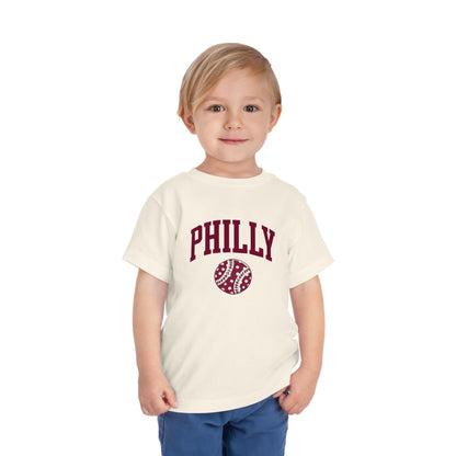 PHILLY Baseball Toddler Short Sleeve Tee