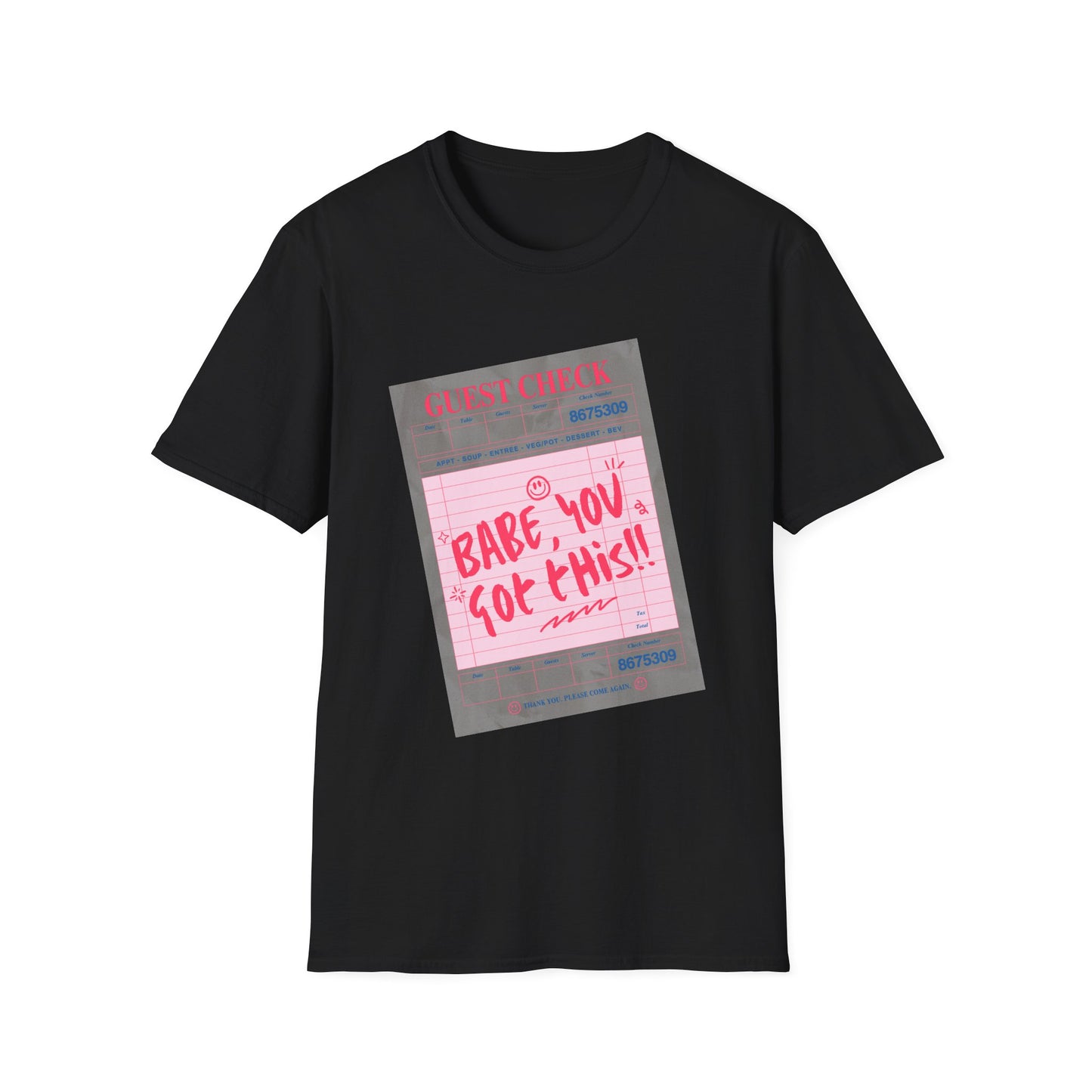 You Got This Babe Diner Check T-Shirt