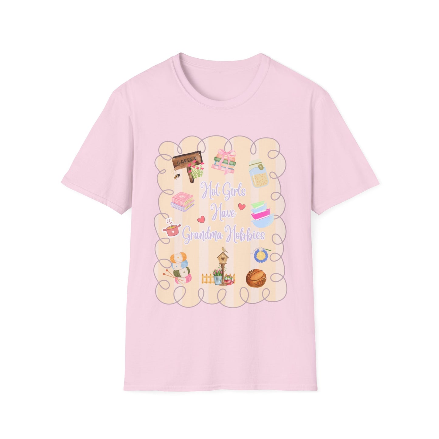 Hot Girls Grandma Hobbies T-Shirt