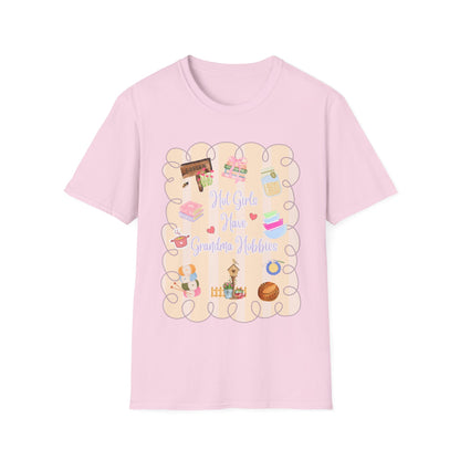 Hot Girls Grandma Hobbies T-Shirt