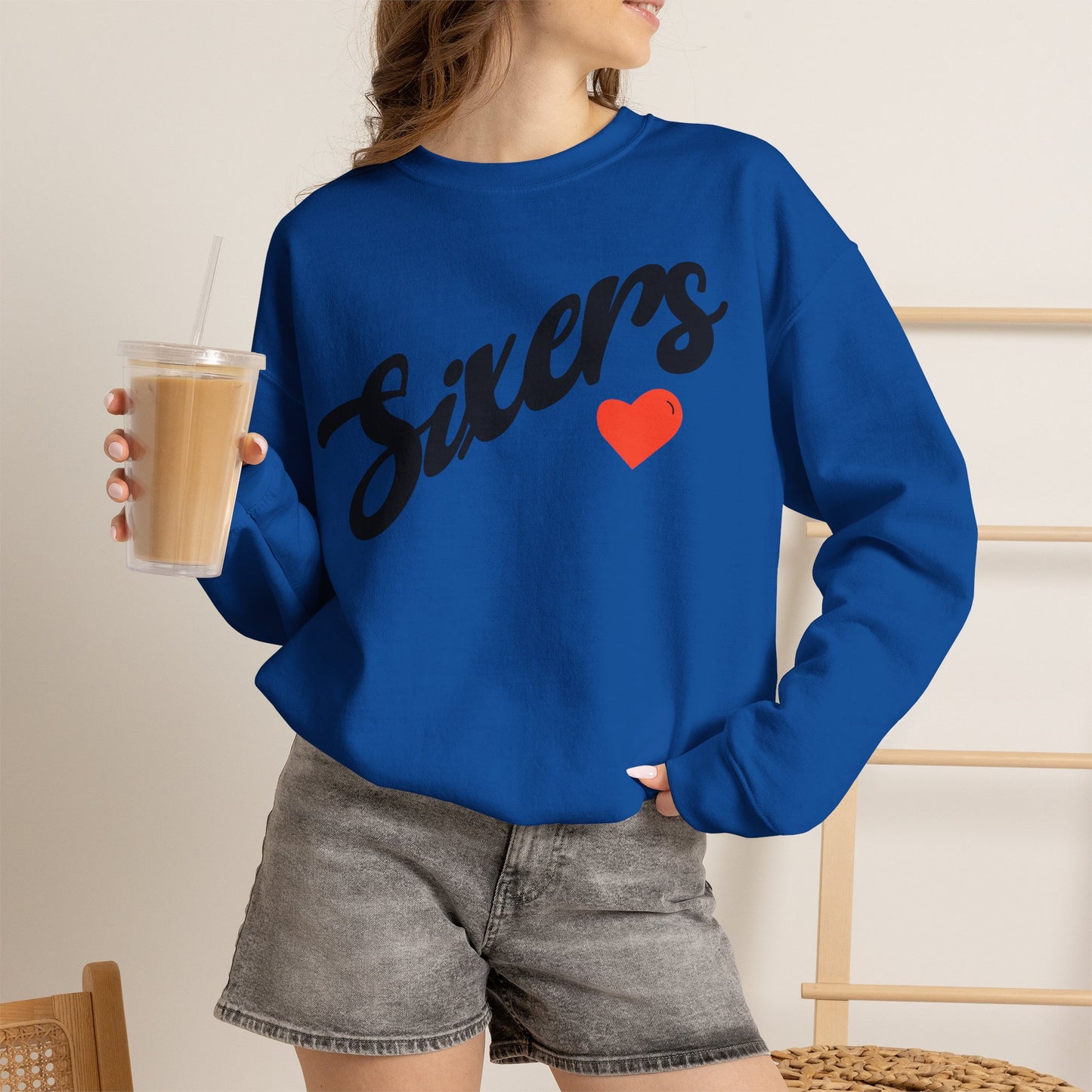 Sixers Heart Sweatshirt