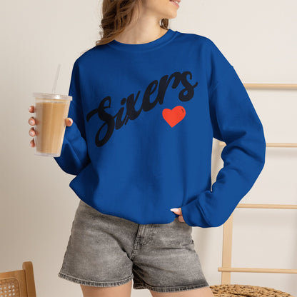 Sixers Heart Sweatshirt