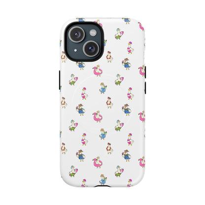 Cute Goose Summer Pattern Tough Magnetic Case