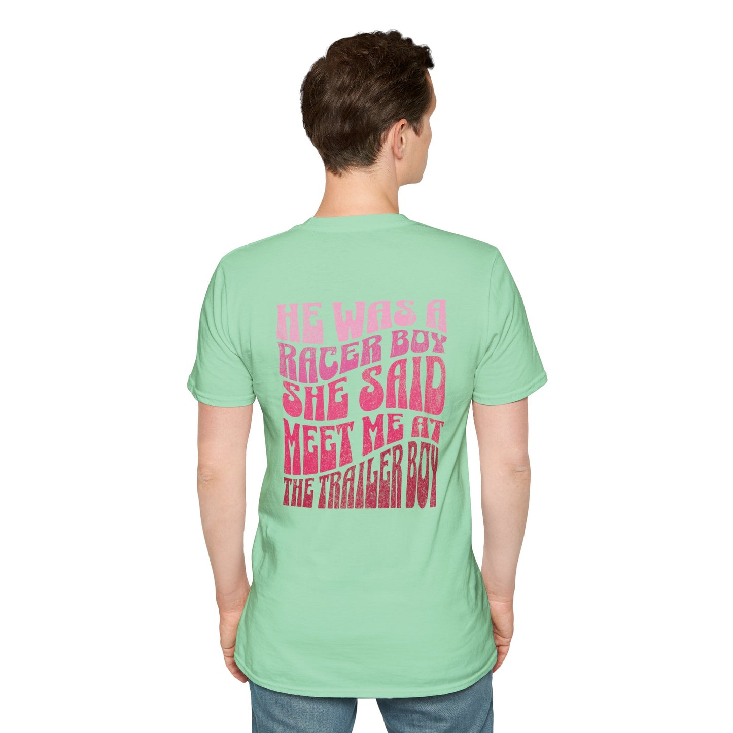 Racer Boy Pink T-Shirt