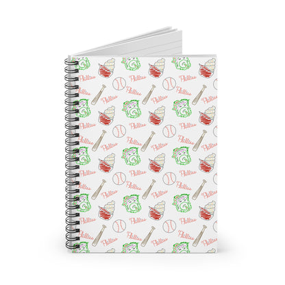 Phillies Spiral Notebook - Ruled Line
