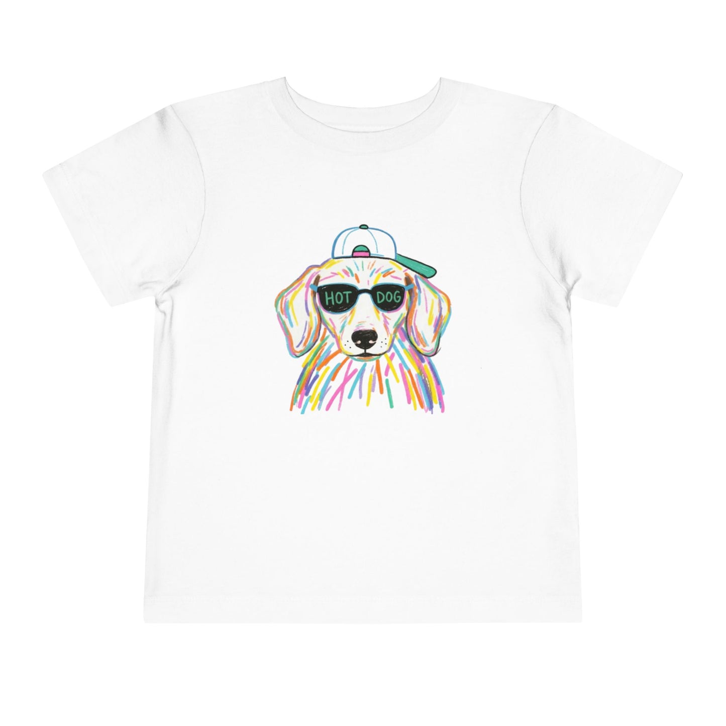 Hot Dog Toddler Short Sleeve Tee