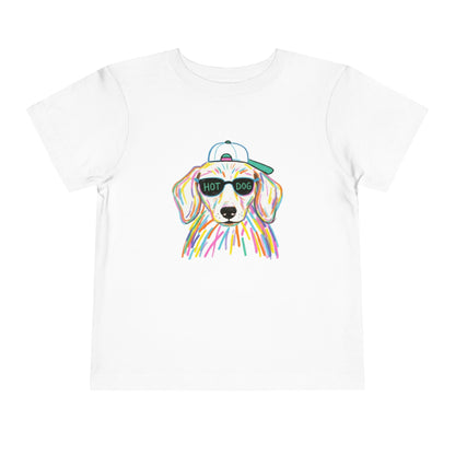 Hot Dog Toddler Short Sleeve Tee