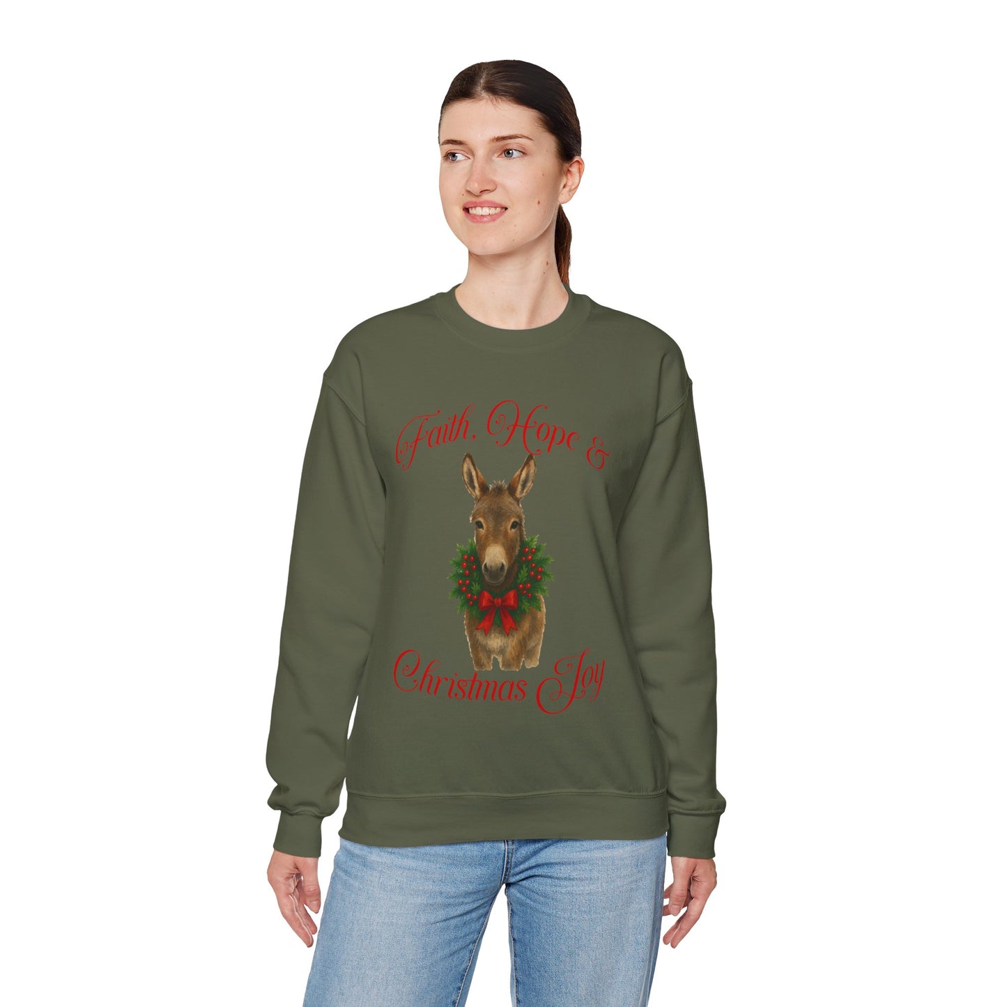 Donkey Christmas Sweatshirt