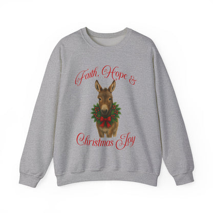 Donkey Christmas Sweatshirt