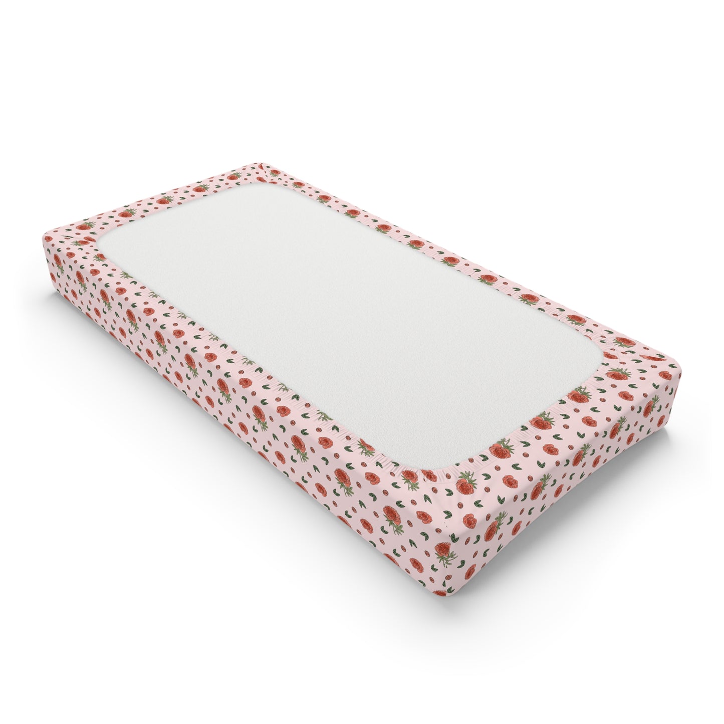 Peony Baby Changing Pad Cover