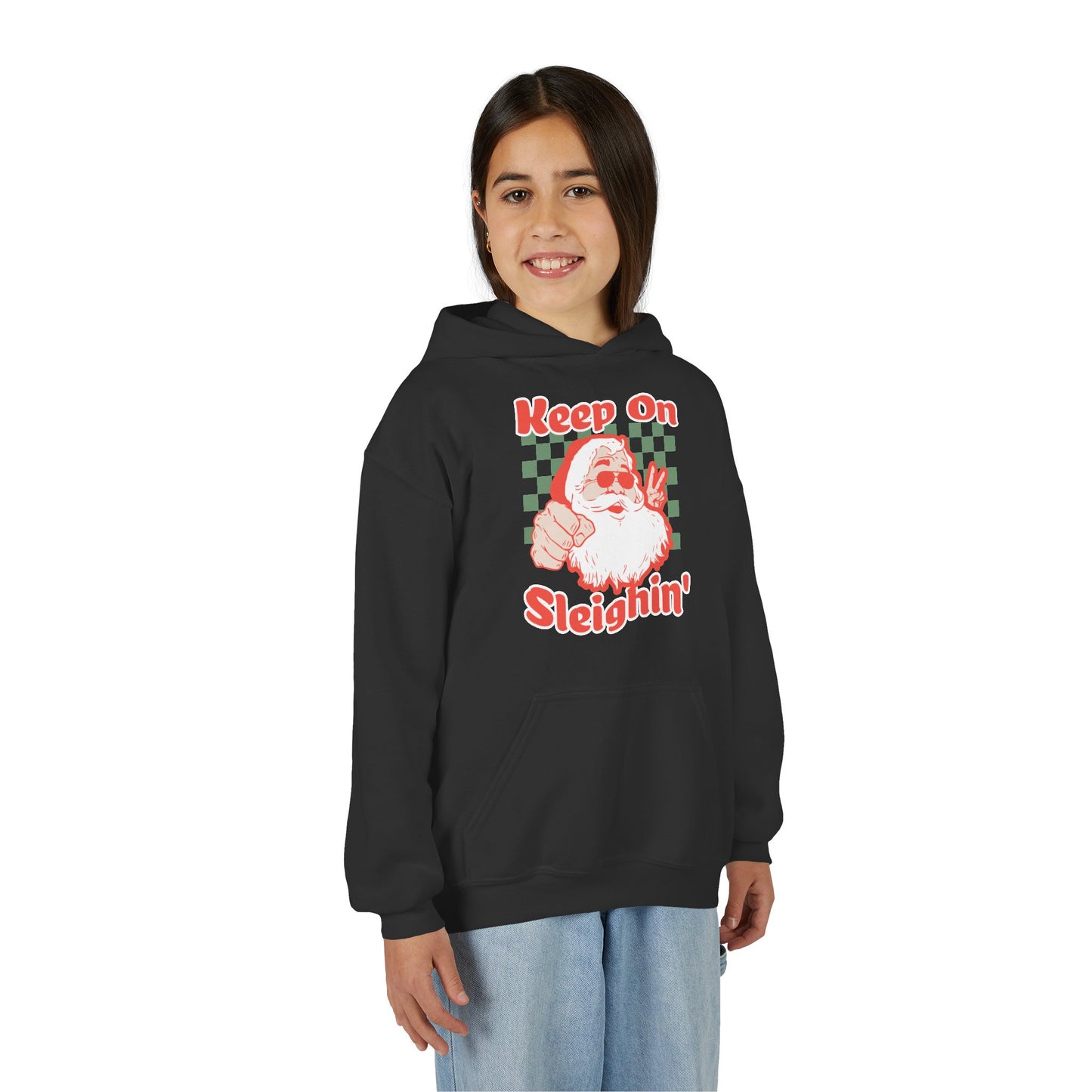 Youth Sleighin' Hooded Sweatshirt