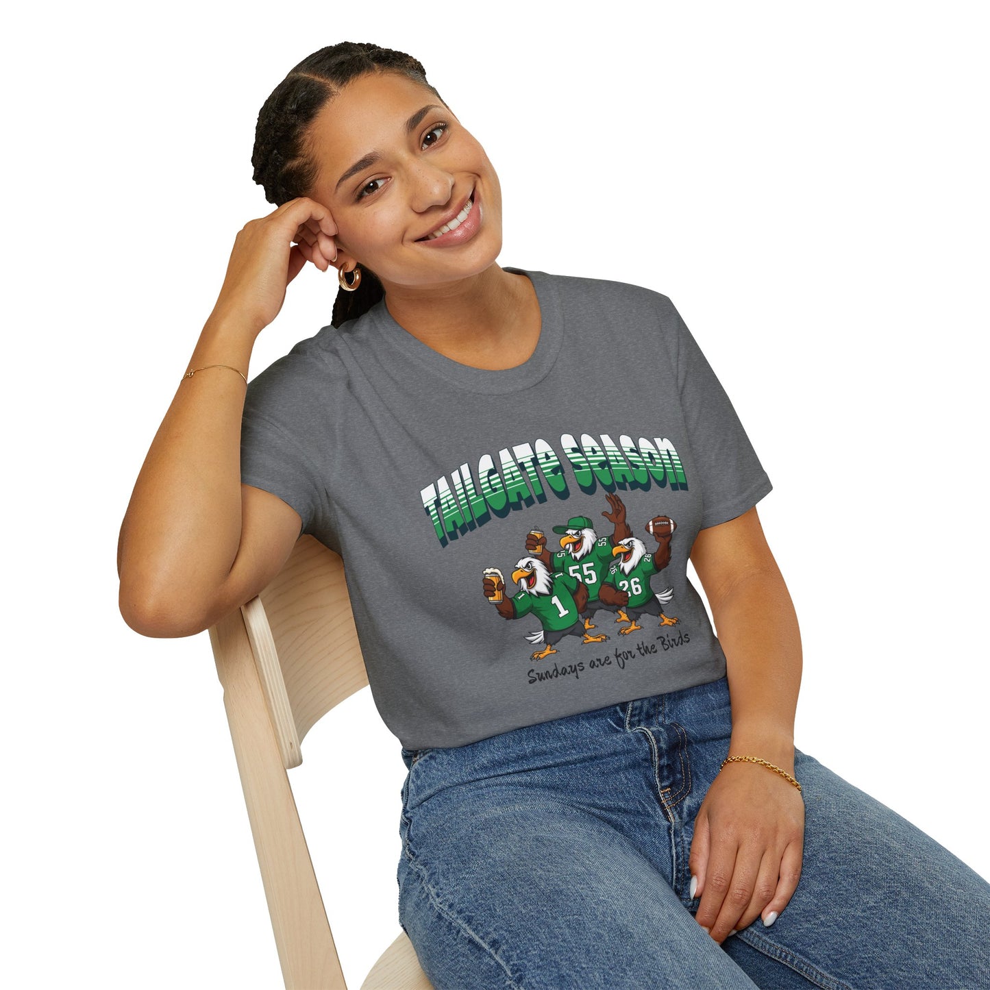 Birds Tailgate Unisex Softstyle T-Shirt