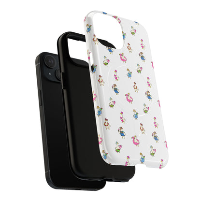 Cute Goose Summer Pattern Tough Magnetic Case