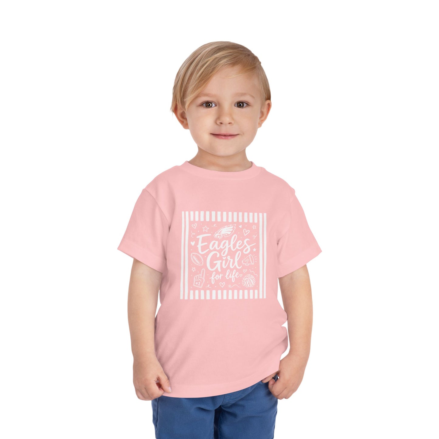 Eagles Girl Collage Toddler Tee