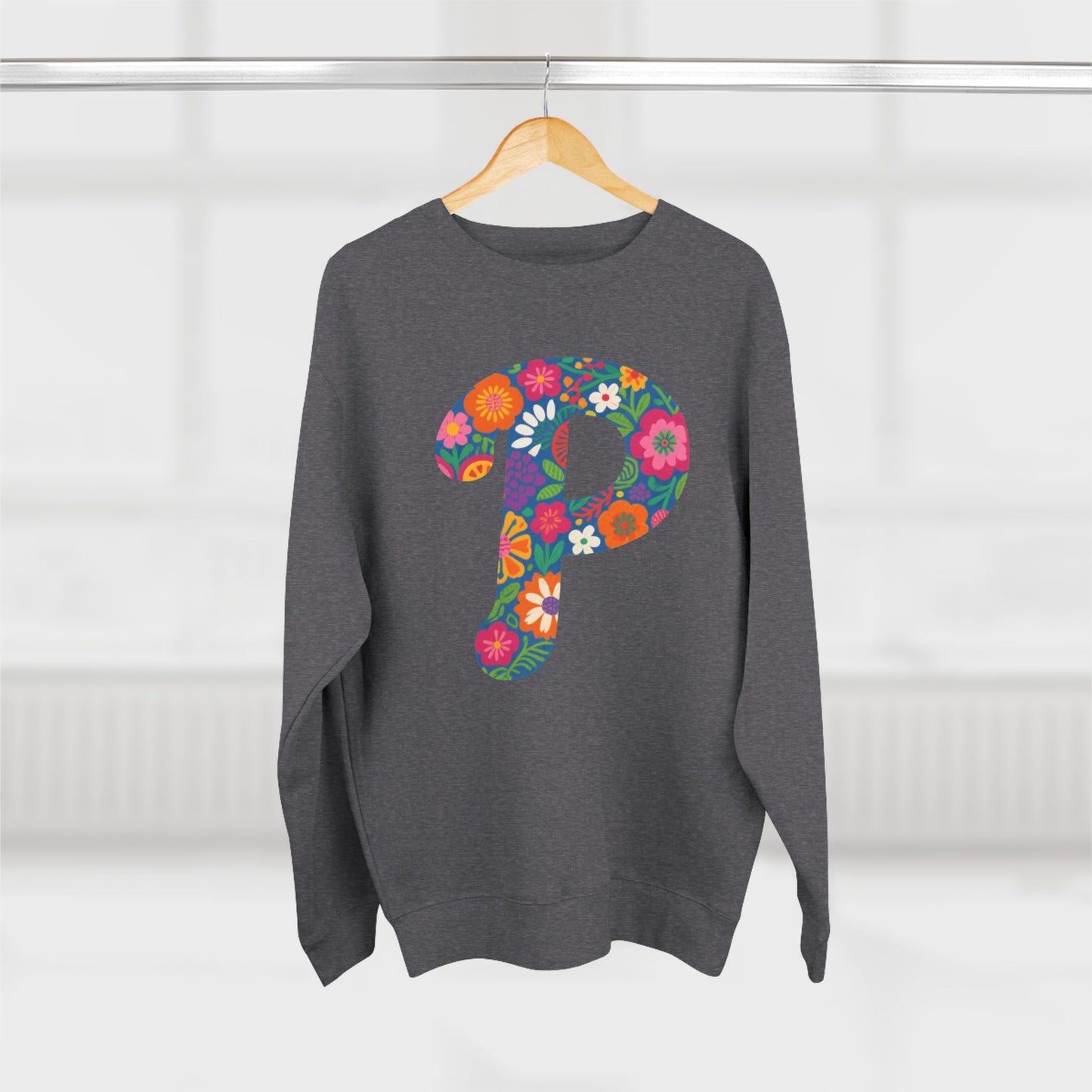 Floral  P Crewneck Sweatshirt