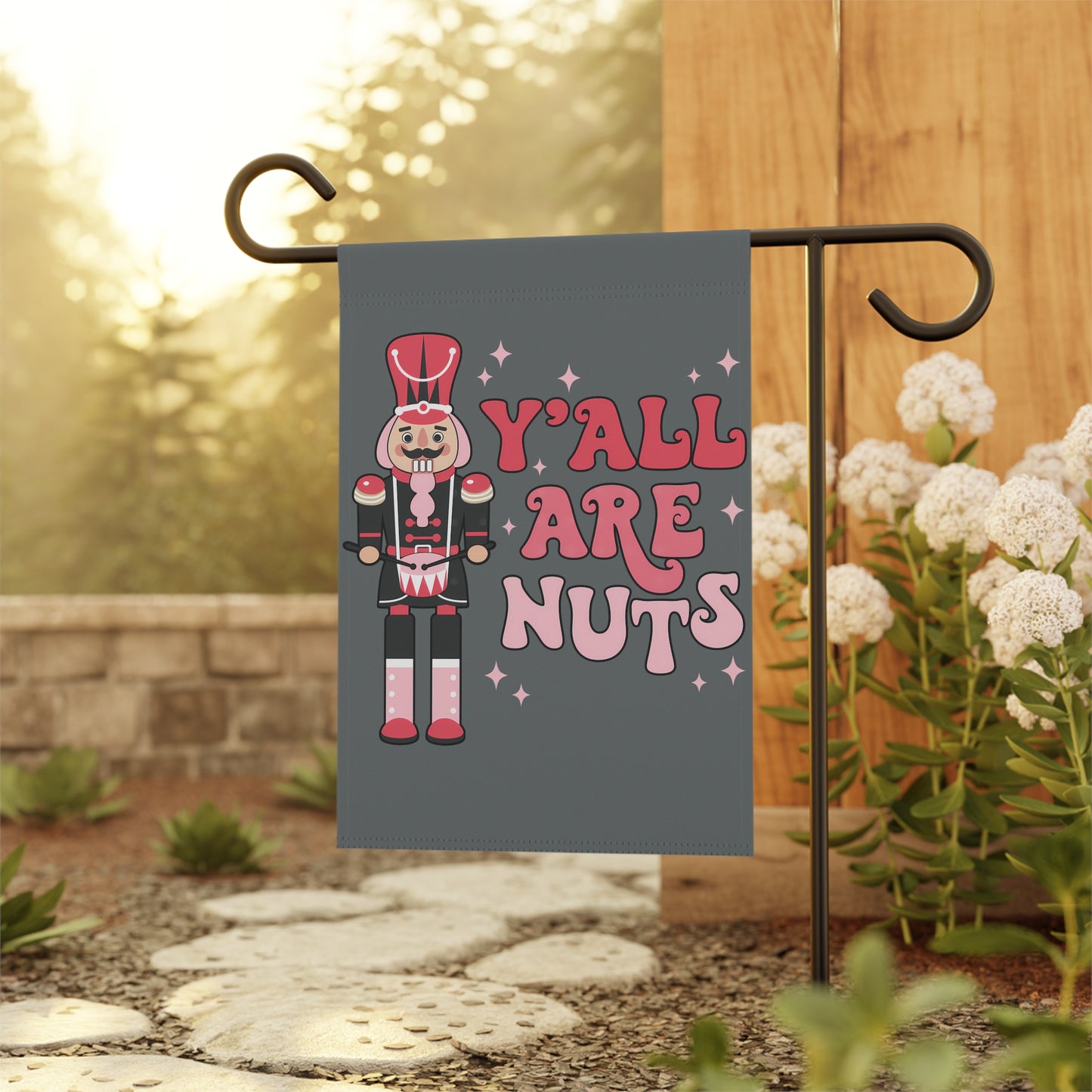 Ya'll Are Nuts Christmas Garden & House Banner