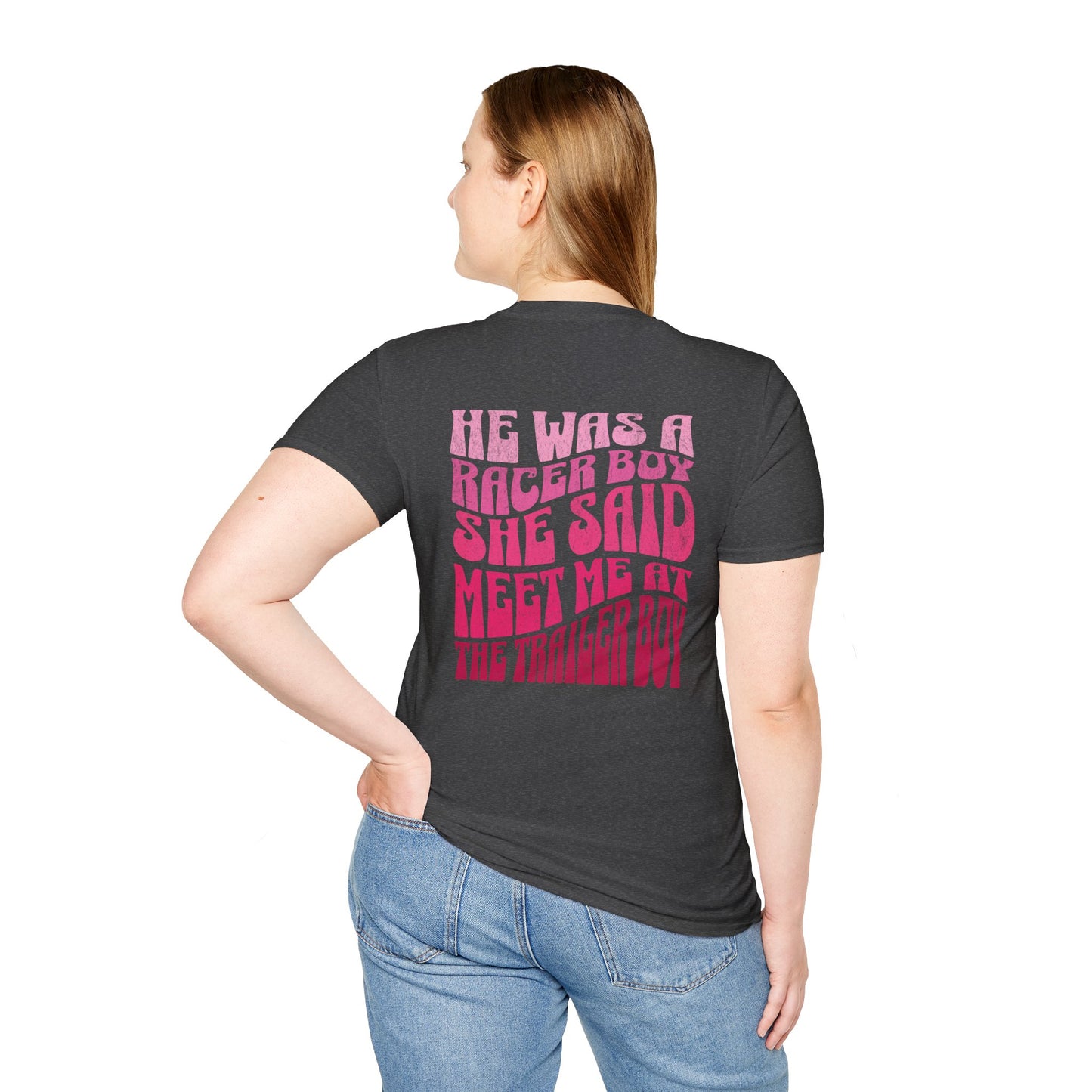 Racer Boy Pink T-Shirt