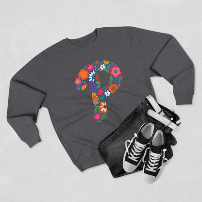 Floral  P Crewneck Sweatshirt