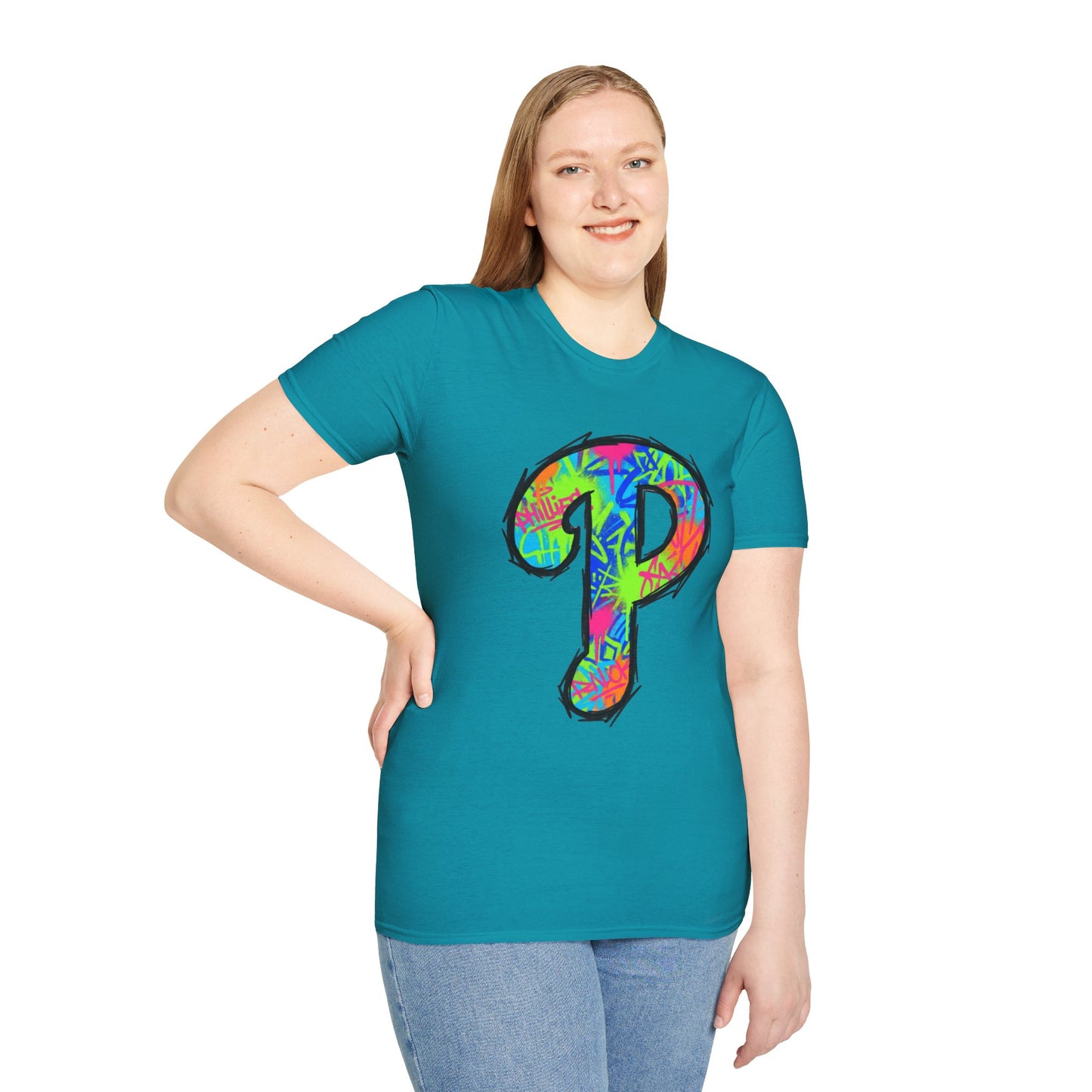 80s Funky 'P' Retro T-Shirt