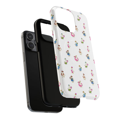 Cute Goose Summer Pattern Tough Magnetic Case