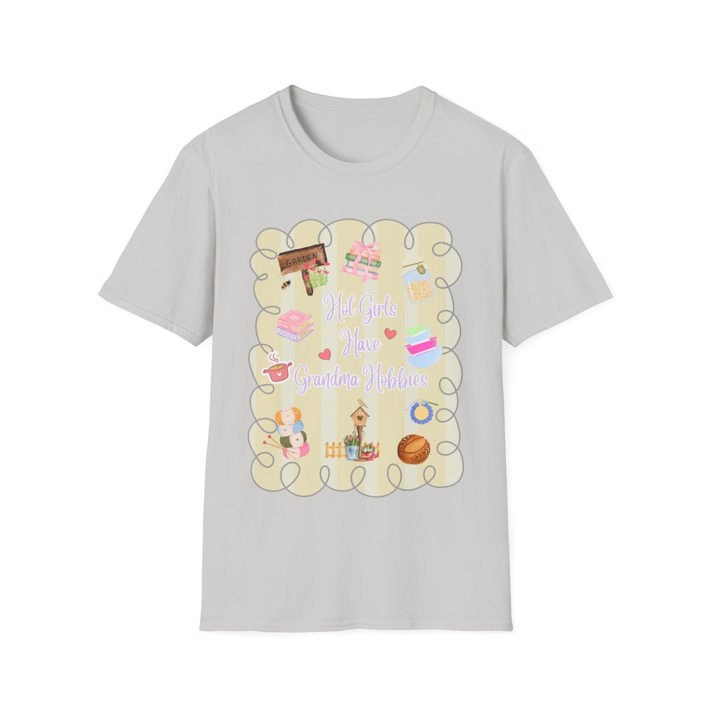 Hot Girls Grandma Hobbies T-Shirt