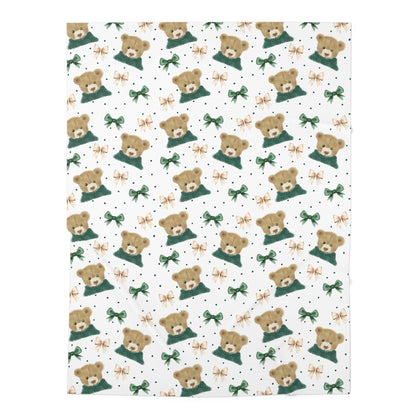 Teddy Bear Baby Swaddle Blanket