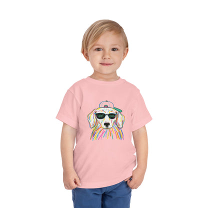 Hot Dog Toddler Short Sleeve Tee