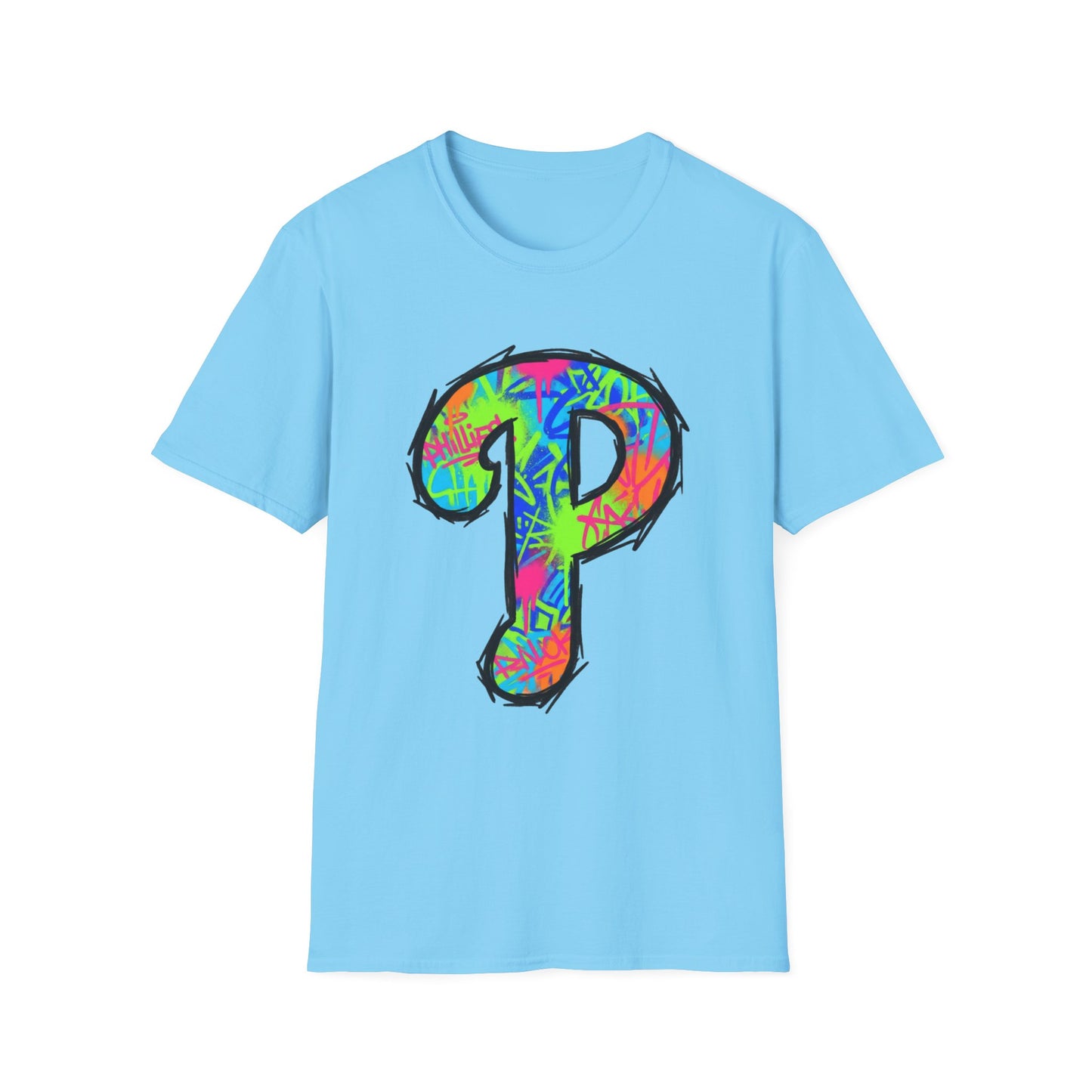 80s Funky 'P' Retro T-Shirt