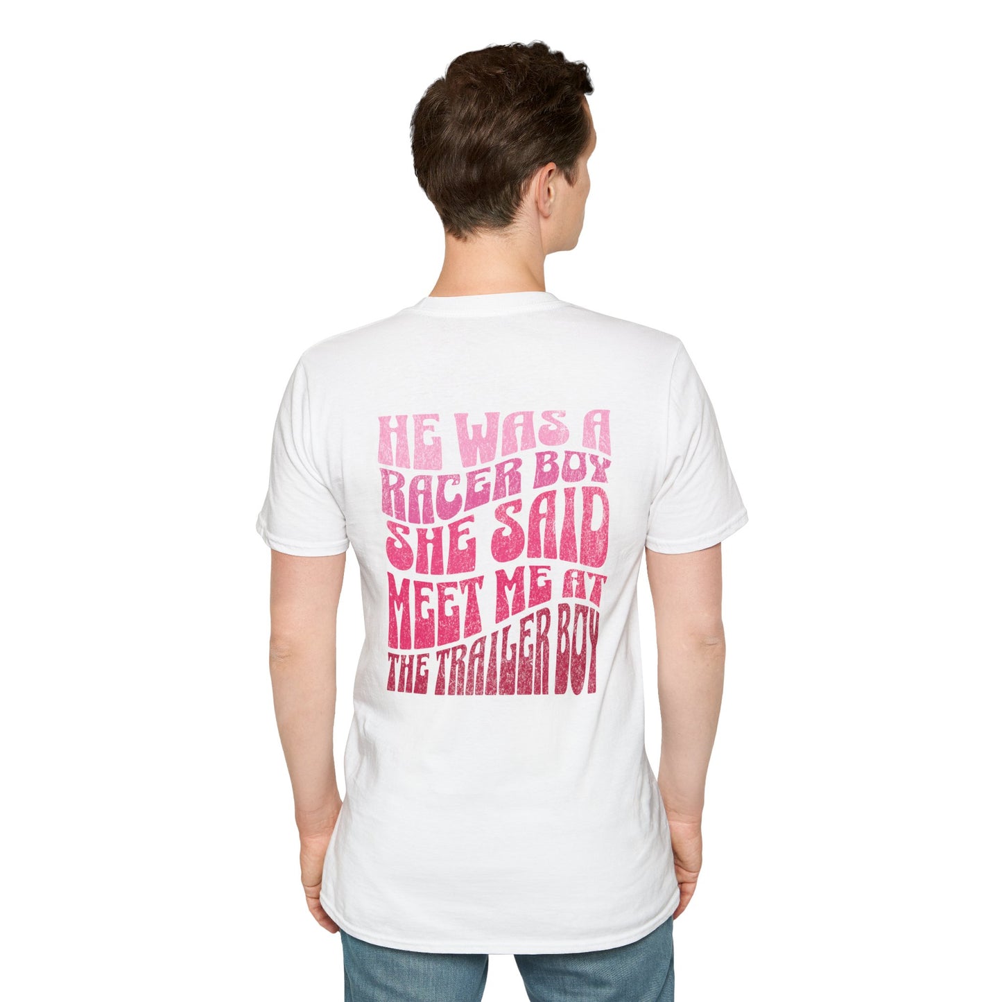 Racer Boy Pink T-Shirt