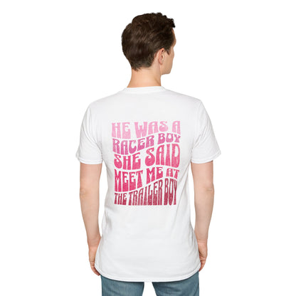 Racer Boy Pink T-Shirt