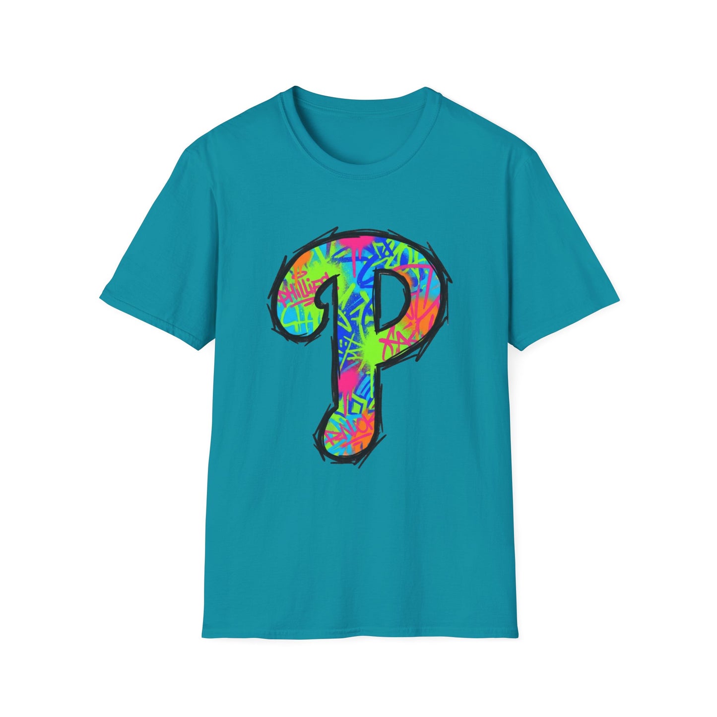 80s Funky 'P' Retro T-Shirt