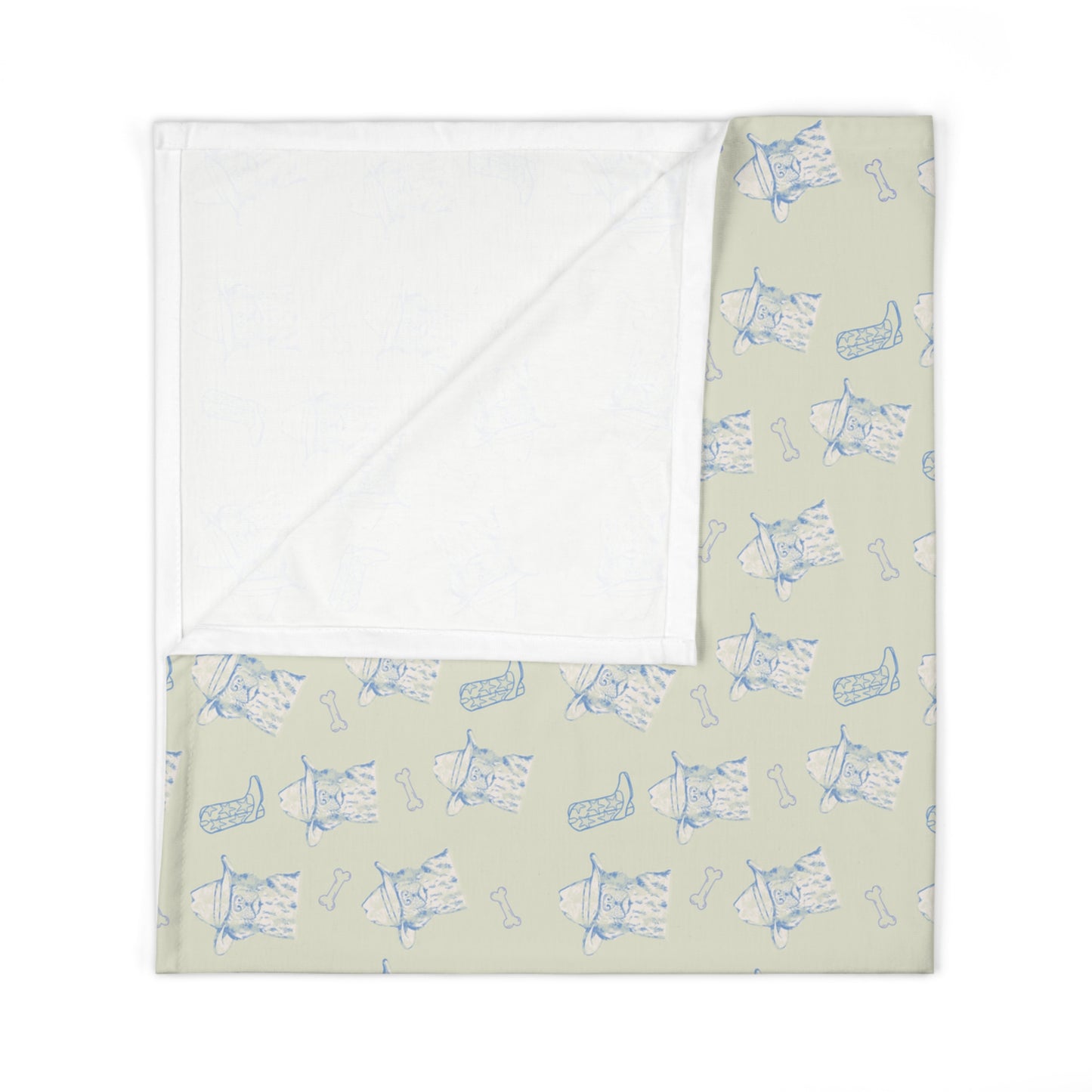 Cowboy Dog Baby Swaddle Blanket