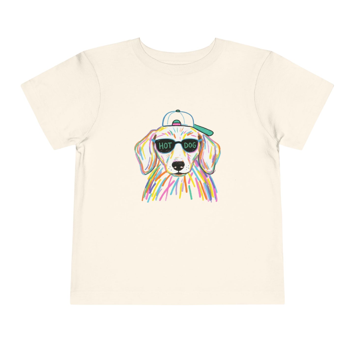 Hot Dog Toddler Short Sleeve Tee