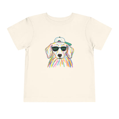 Hot Dog Toddler Short Sleeve Tee