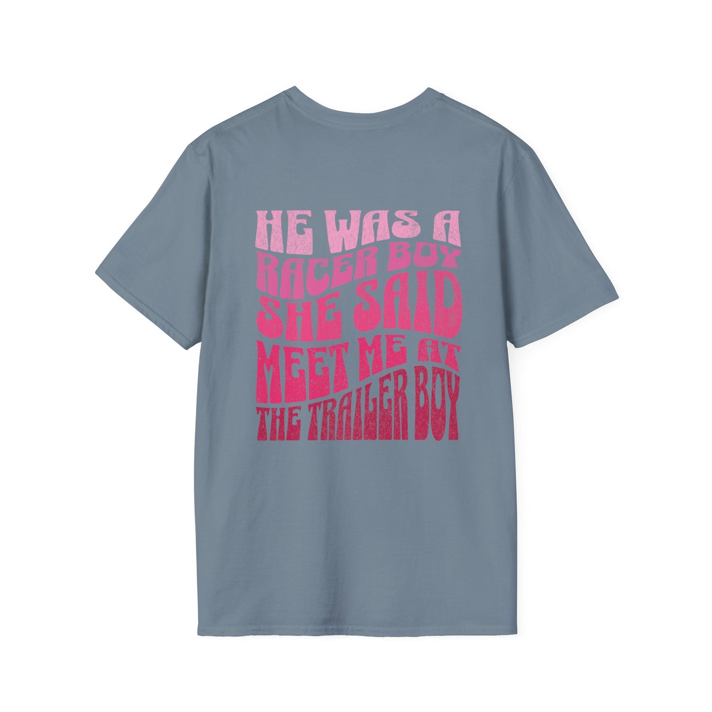 Racer Boy Pink T-Shirt